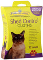 Chiffons pour chat FURminator Shed Control, boîte de 12