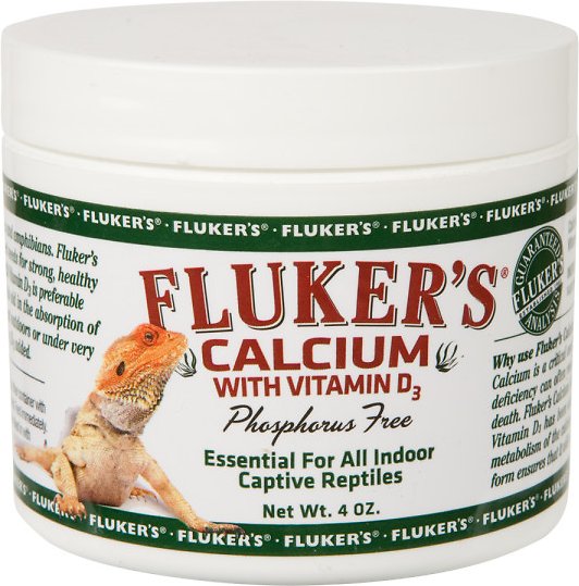 Fluker's Calcium with Vitamin D3 Indoor Reptile Supplement