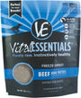 Vital Essentials Beef Entree Mini Patties Grain-Free Freeze-Dried Dog Food, 1-lb
