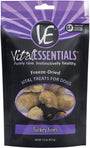 Vital Essentials Treats Frites de dinde friandises lyophilisées pour chien, sac de 1,5 oz