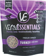 Vital Essentials Turkey Entree Mini Nibs Grain-Free Freeze-Dried Dog Food, 1-lb