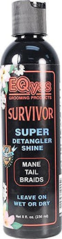 EQyss Produits de toilettage Survivor Super démêlant et Brillance pour chevaux, flacon de 8 oz