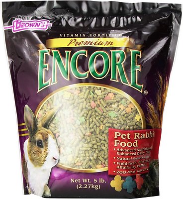 Brown's Encore Nourriture Premium pour Lapins