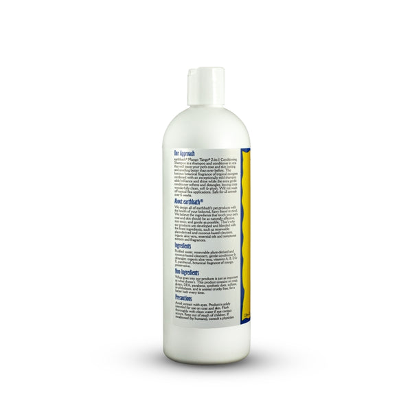 Earthbath 2-in-1 Conditioning Shampoo for Dogs & Cats, Mango Tango, 16-oz