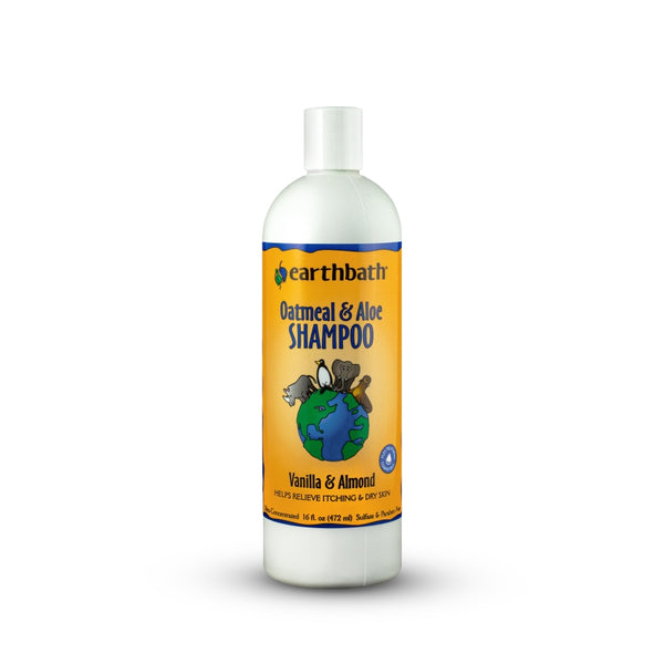 Earthbath Oatmeal & Aloe Shampoo for Dogs & Cats, Vanilla & Almond