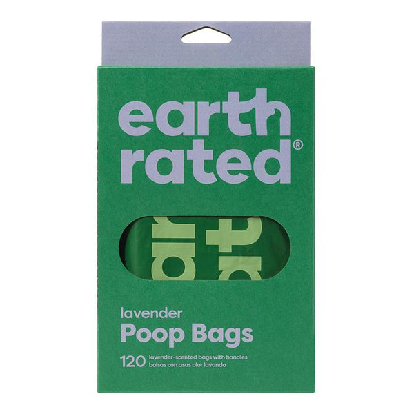 Earth Rated Poop Bags Easy-Tie Handle Bags, Lavender Scented