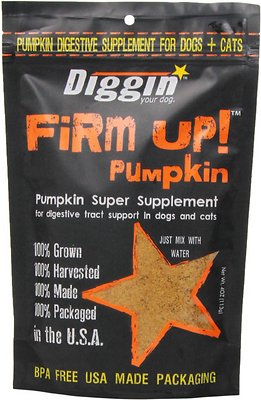 Diggin' Your Dog Firm Up! Pumpkin Super Dog & Cat Supplement
