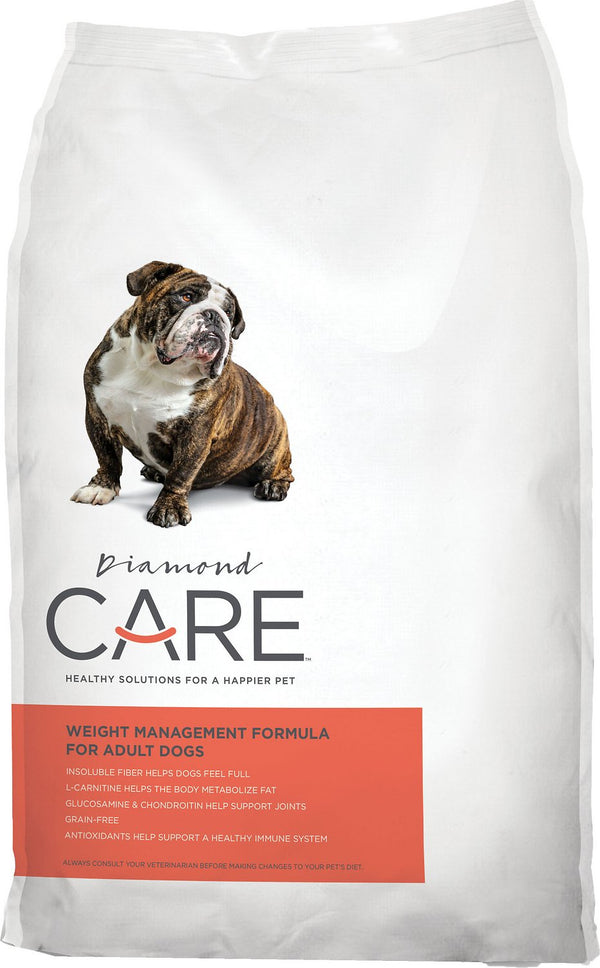 Diamond Care Croquettes sans céréales pour chien adulte Formule de gestion du poids