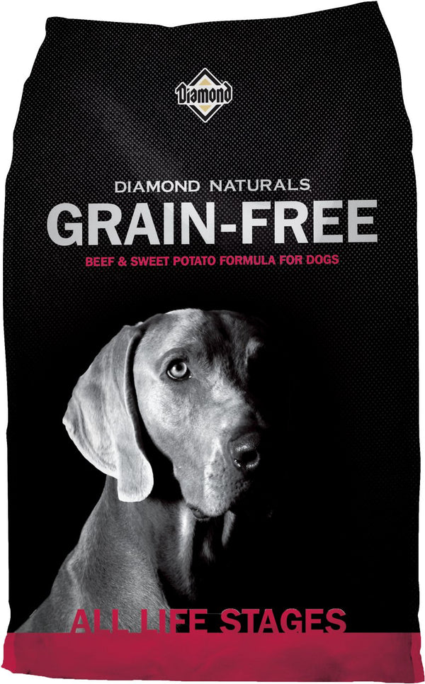 Diamond Naturals Croquettes pour chien Sans céréales à la formule Bœuf et Patate douce