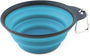 Dexas Gobelet de voyage pliable avec mousqueton, Gris/Bleu