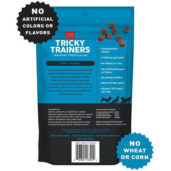 Cloud Star Chewy Tricky Trainers Friandises pour chiens saveur saumon