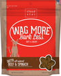 Cloud Star Wag More Bark Less Friandises molles et moelleuses au bœuf et aux épinards, 6 oz
