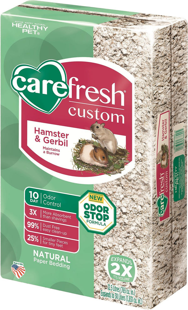 CareFresh Custom Hamster & Gerbil Paper Bedding, Natural