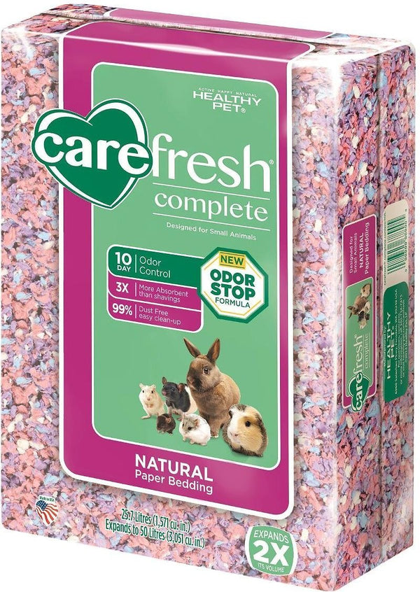 CareFresh Complete Litière en papier pour petits animaux, Confetti