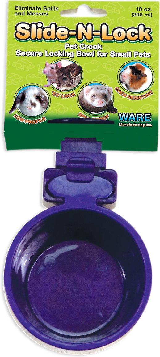 Ware Slide-N-Lock Small Animal Bowl