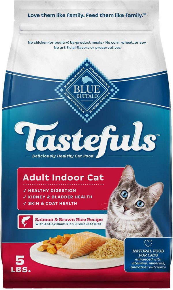 Blue Buffalo BLUE Tastefuls Indoor Salmon & Brown Rice Adult Dry Cat Food
