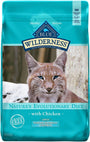 Blue Buffalo BLUE Wilderness Indoor Hairball Control with Chicken Grain-Free Dry Cat Food
