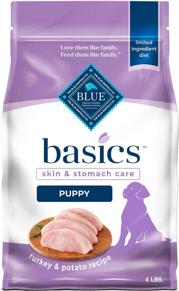 Blue Buffalo BLUE Basics Skin & Stomach Care Turkey & Potato Puppy Dry Dog Food