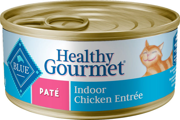 Blue Buffalo Healthy Gourmet Pate Chicken Entree Indoor Adult Wet Cat Food Can