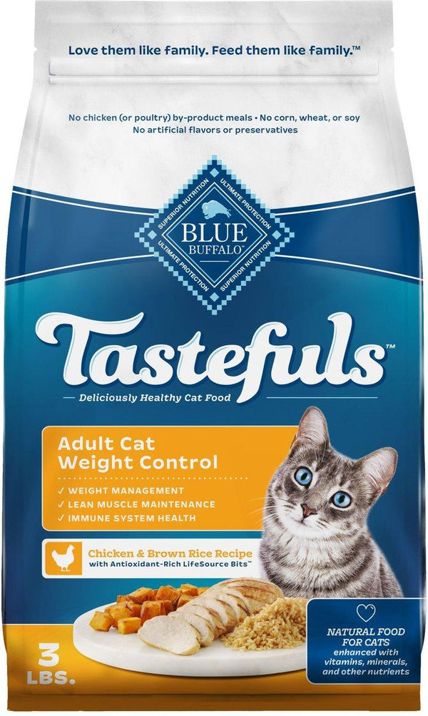 Blue Buffalo BLUE Tastefuls Weight Control Chicken & Brown Rice Adult Dry Cat Food