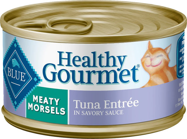 Blue Buffalo Healthy Gourmet Meaty Morsels Tuna Entree Wet Cat Food Can