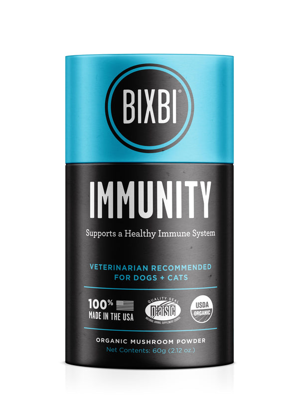 BIXBI Immunity Powder Organic Dog & Cat Supplement, 2.12-oz