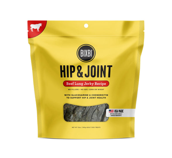 BIXBI Hip & Joint Beef Lung Jerky Dog Treats