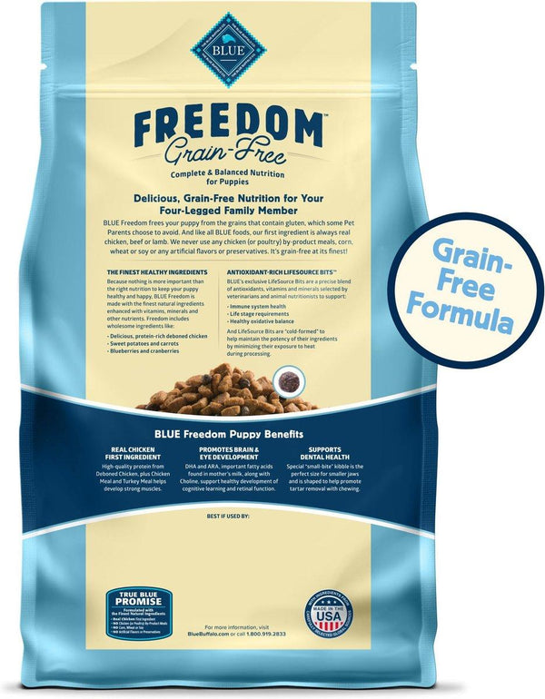 Blue Buffalo BLUE Freedom Chicken Puppy Grain-Free Dry Dog Food