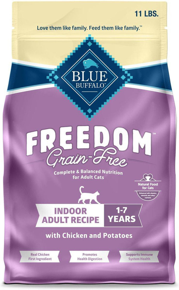 Blue Buffalo BLUE Freedom Indoor Adult Chicken Grain-Free Dry Cat Food