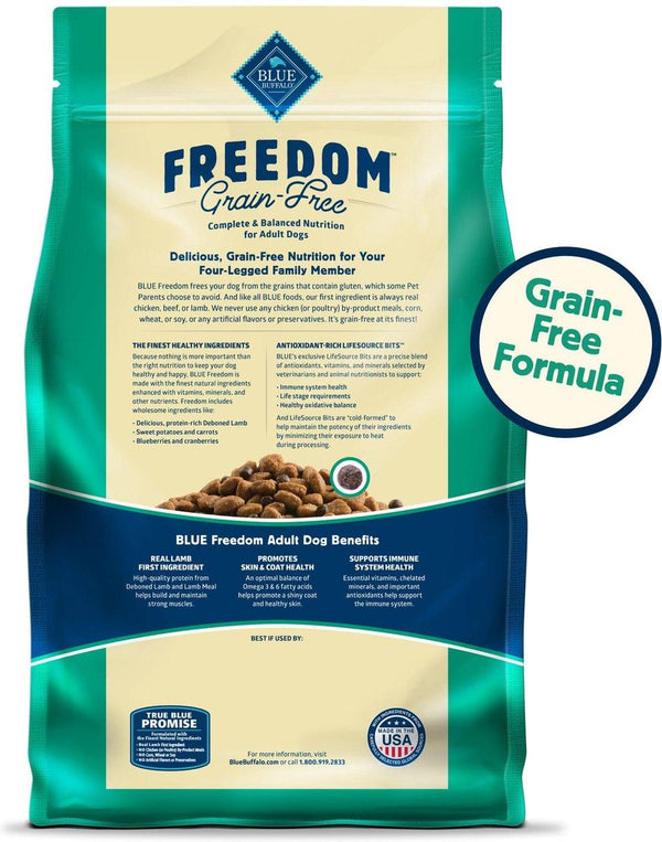 Blue Buffalo BLUE Freedom Lamb Adult Grain-Free Dry Dog Food