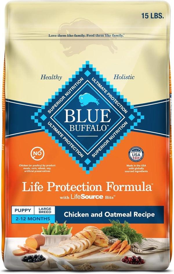 Blue Buffalo BLUE Life Protection Formula Large Breed Puppy Chicken & Brown Rice Dry Dog Food
