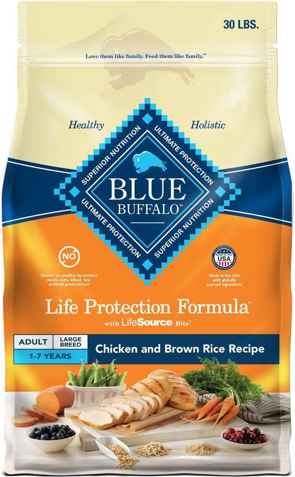 Blue Buffalo BLUE Life Protection Formula Large Breed Adult Chicken & Brown Rice Dry Dog Food