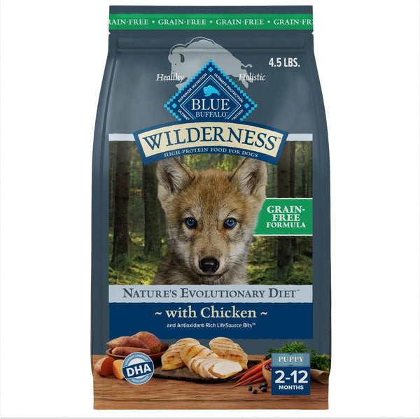 Blue Buffalo BLUE Wilderness Chicken Puppy Grain-Free Dry Dog Food