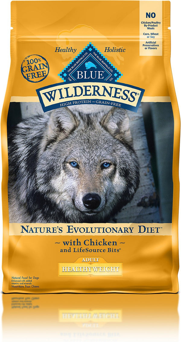 Blue Buffalo Wilderness Healthy Weight Chicken Recipe Grain-Free Dry Dog Food
