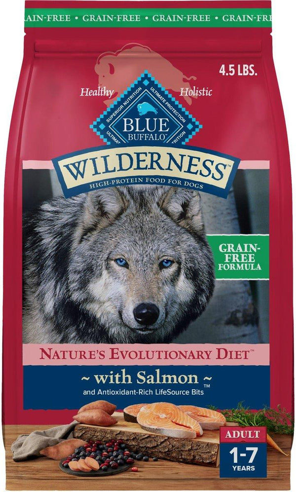 Blue Buffalo BLUE Wilderness Salmon Adult Grain-Free Dry Dog Food