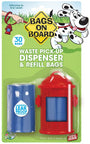 Distributeur Bags on Board Borne d'incendie, 1 distributeur, 30 sacs