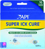 API Super Ick Cure Médicament pour poissons d'aquarium d'eau douce et salée, 10 comprimés