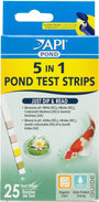 API Pond Bandelettes de test 5-en-1, 25 unités