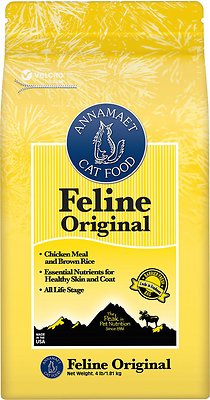 Annamaet Formule originale Farine de poulet et riz brun Croquettes pour chat