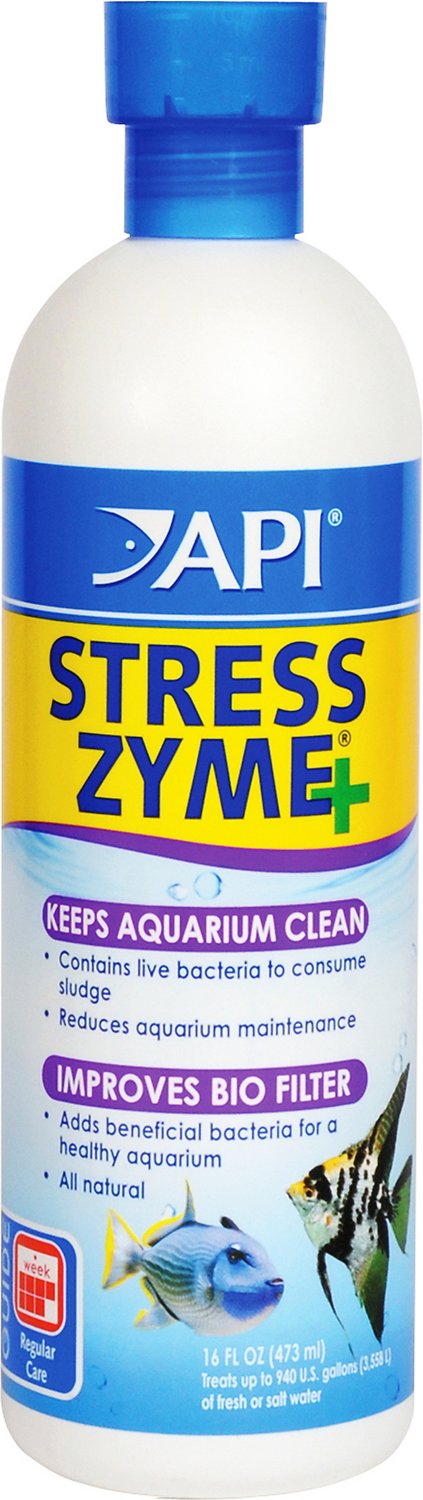 API Stress Zyme Freshwater & Saltwater Aquarium Water Cleaner