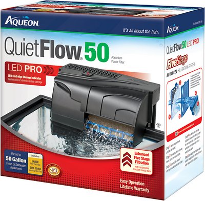 Aqueon QuietFlow Fresh & Saltwater Aquarium Filter