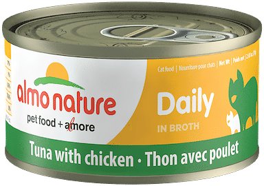 Almo Nature Daily Tuna with Chicken in Broth Grain-Free Wet Cat Food