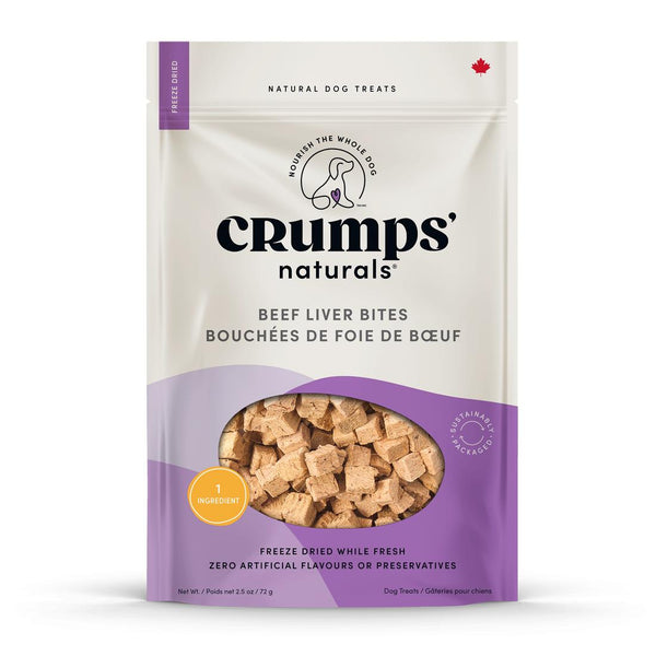 Crumps' Naturals Beef Liver Bites Dog Treats