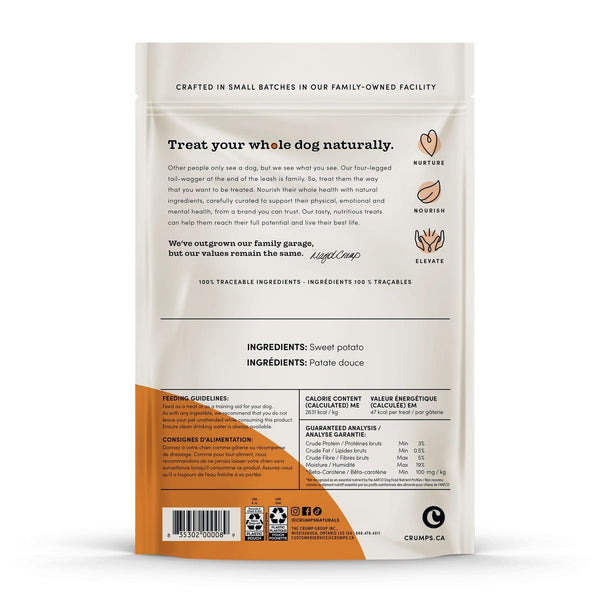 Crumps' Naturals Sweet Potato Chews Dog Treats