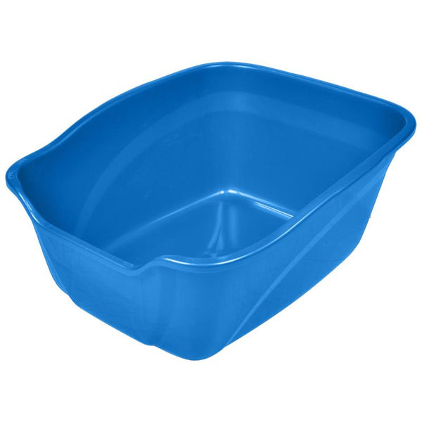 Bac à litière pour chat Van Ness High Sides, bleu