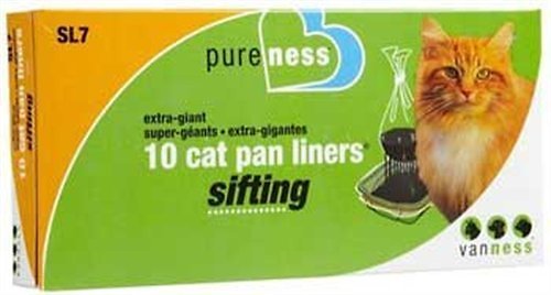 Van Ness Revêtements pour bac à litière pour chats, X-Géant, lot de 10
