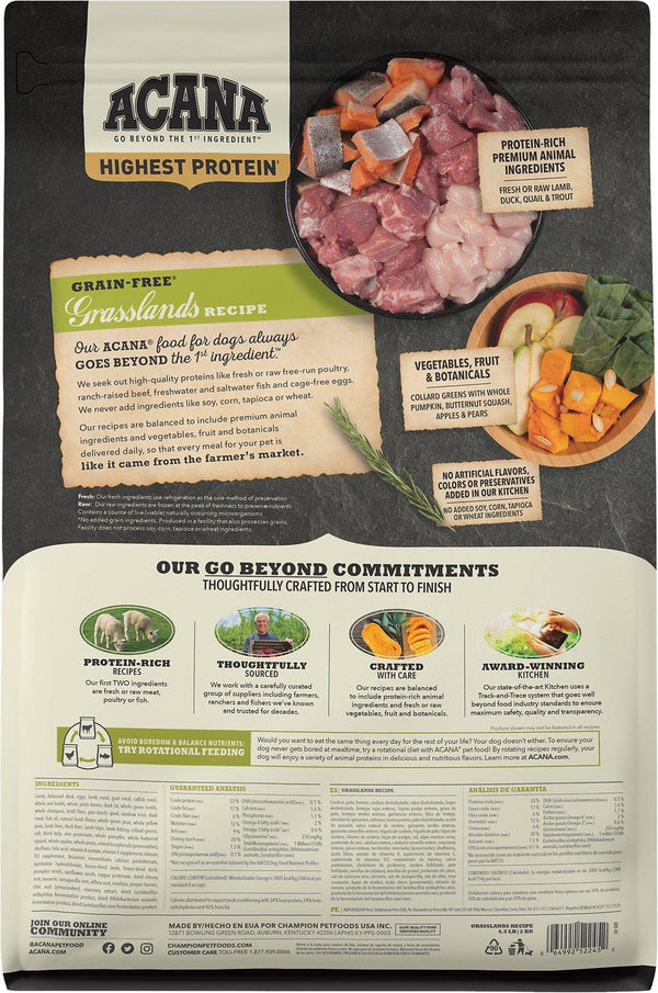 ACANA Regionals Grasslands Grain-Free Dry Dog Food