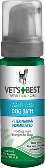Vet's Best Bain sans eau pour chien, flacon de 5 oz