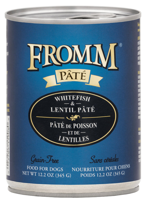 Fromm Whitefish & Lentil Pate Canned Dog Food