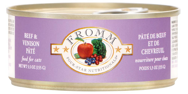 Fromm Four-Star Nutritionals Beef & Venison Pate Canned Cat Food